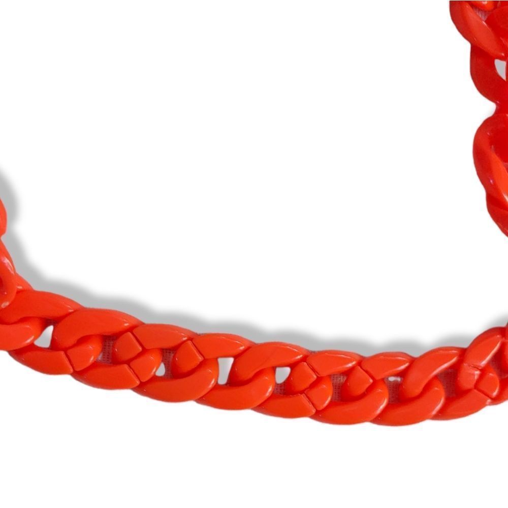Long Orange Chain - Picture 2 of 3